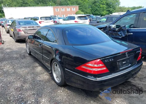 2002 Mercedes-Benz Cl 55 Amg из США, поврежденный, VIN WDBPJ73J12A029608